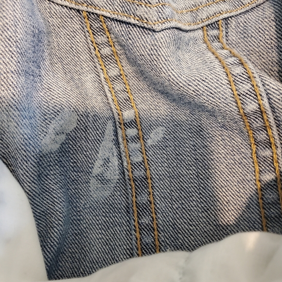 Guess Jean Jacket Unisex Jacket Brand: GUESS Los Angeles Size: L - Picture 11 of 15